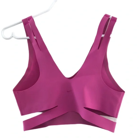 Nike Pink Light Support Non Padded Training Bra - Picture 3 of 7